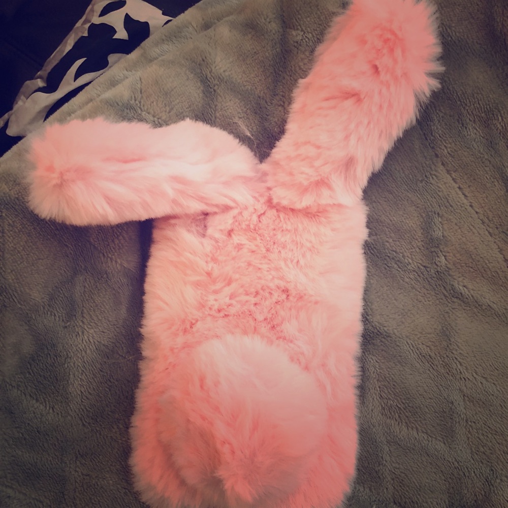 iPhone X Fluffy Bunny Case
